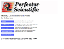 Tablet Screenshot of perfector.com